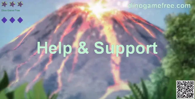 Dino Game Free Help & Support visual banner for dinogamefree.com Help Centre